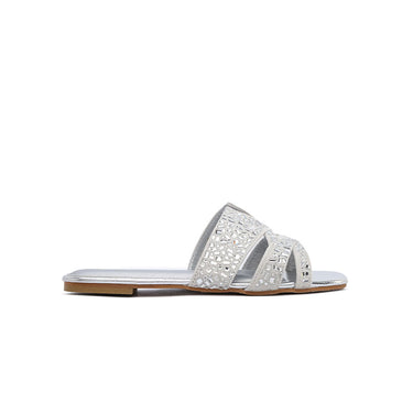 FYOR Flat Sandal #color_silver
