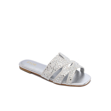 FYOR Flat Sandal #color_silver