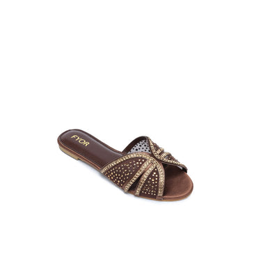 FYOR Flat Sandal #color_bronze