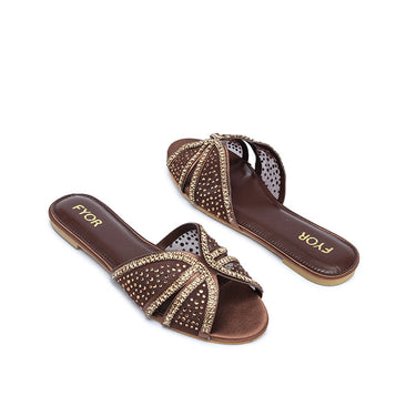 FYOR Flat Sandal #color_bronze