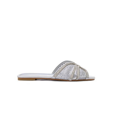 FYOR Flat Sandal #color_silver