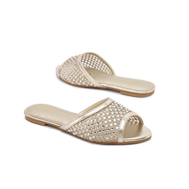FYOR Flat Sandal #color_gold