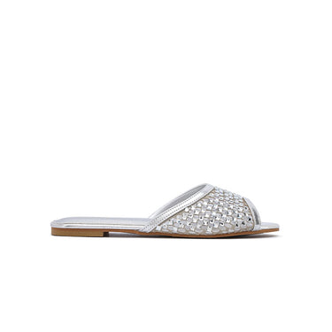 FYOR Flat Sandal #color_silver