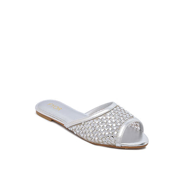 FYOR Flat Sandal #color_silver