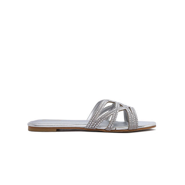 FYOR Flat Sandal #color_silver