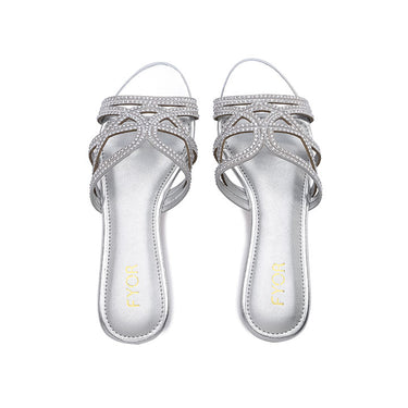 FYOR Flat Sandal #color_silver