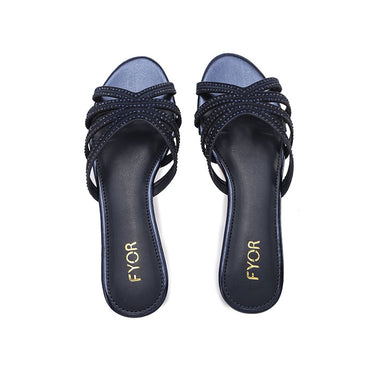 FYOR Flat Sandal #color_navy