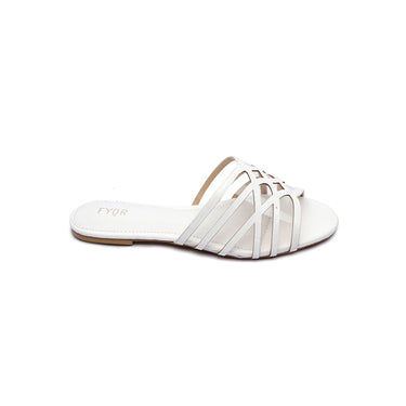 FYOR Flat Sandal #color_white