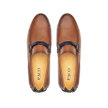 Paco PSV 035 Men's Moccasin #color_tan
