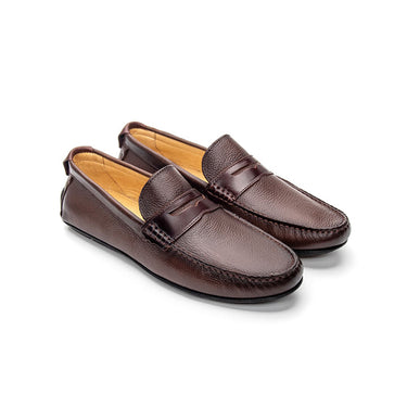 Paco PSV 036 Men's Moccasin #color_coffee