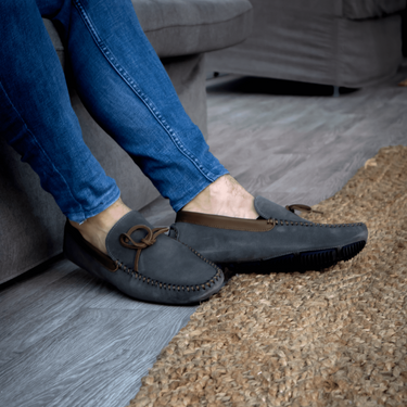 Paco PSV 011 Men's Moccasin #color_suede-brown