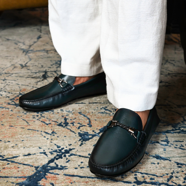 Paco PSV 019 Men's Moccasin #color_blue