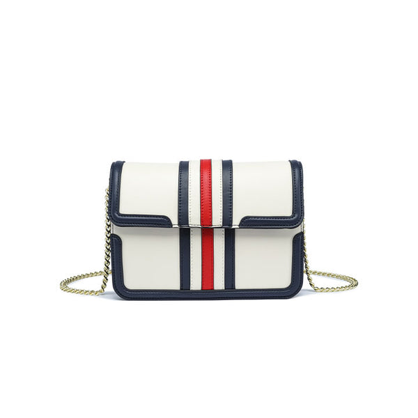 Tri-Tone Racing Stripe Crossbody Bag TKC 003
