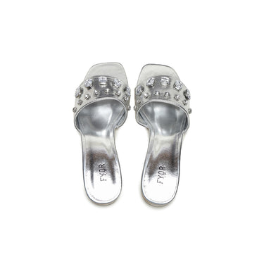 FYOR Flat Sandal #color_silver