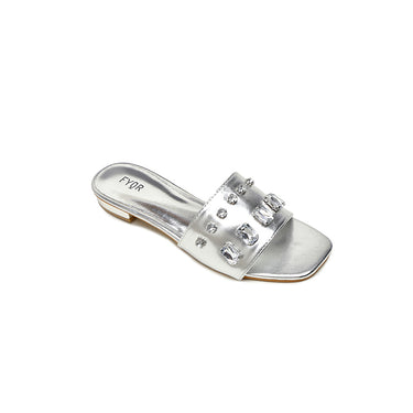 FYOR Flat Sandal #color_silver