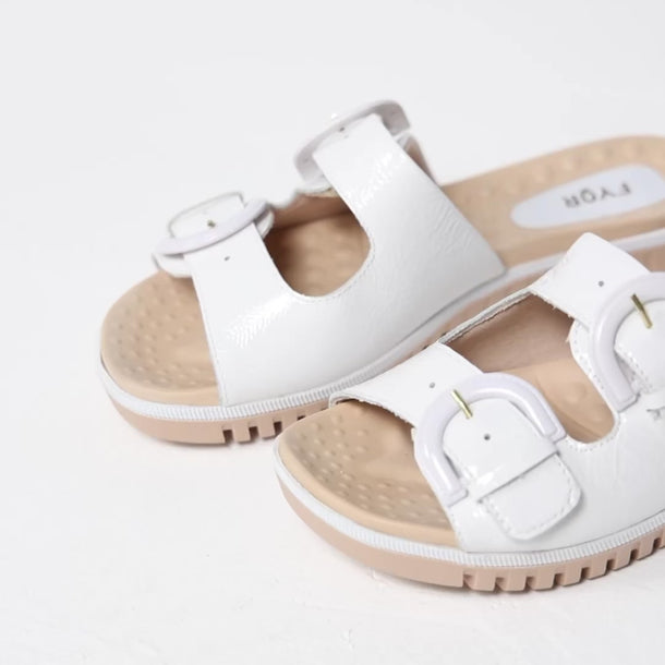 Fyor BRM 017 Comfort Sandal #color_white