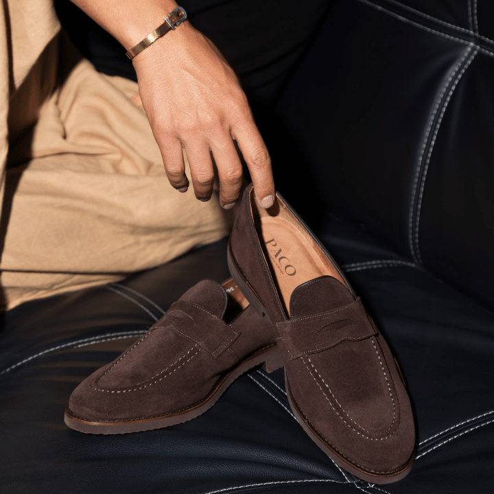 Paco PVL 022 Men's Moccasin #color_brown