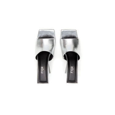 Fyor BDV 064 Wedge Heel #color_silver