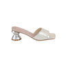 FYOR Circle Interest Heel Sandal in Light Gold #color_l-gold