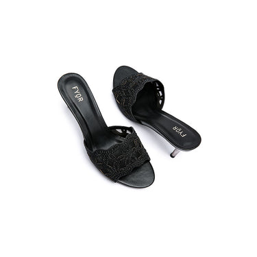 Fyor HL 22 Stiletto Mule #color_black