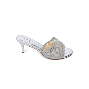 Fyor HL 22 Stiletto Mule #color_silver