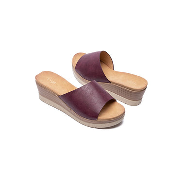 Fyor HL 34 Wedge Heel #color_maroon