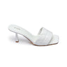 FYOR Weaved Heeled Sandal in White #color_white
