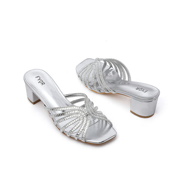 Fyor HL 122 Box Heel #color_silver