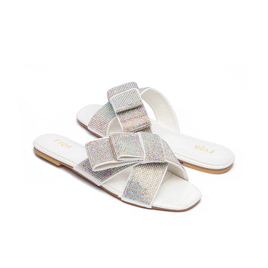 Fyor MY 202 Flat sandal #color_white
