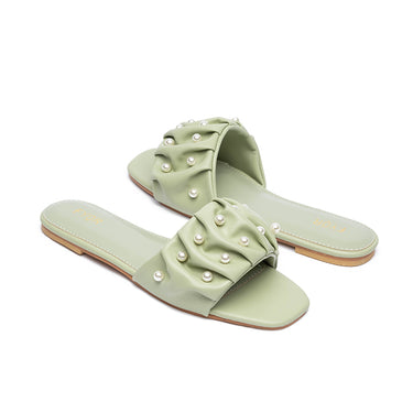 Fyor MY 204 Flat sandal #color_mint-green