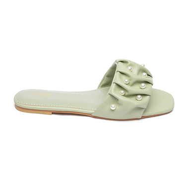 Fyor MY 204 Flat sandal #color_mint-green