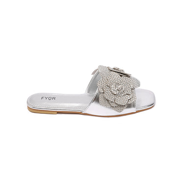 Fyor MY 210 Flat sandal #color_silver