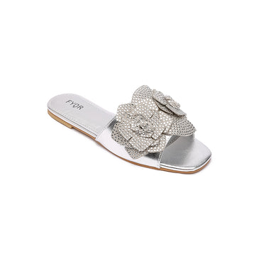 Fyor MY 210 Flat sandal #color_silver