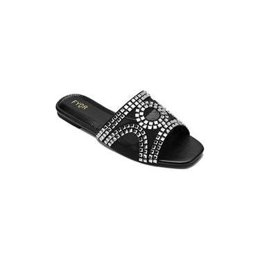 Fyor MY 233 Flat sandal #color_black