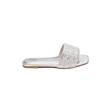 Fyor MY 236 Flat sandal #color_silver