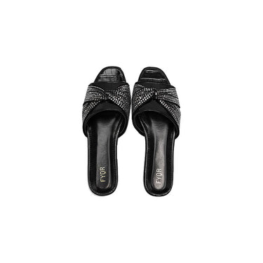 Fyor MY 238  Flat sandal #color_black