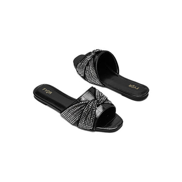 Fyor MY 238  Flat sandal #color_black