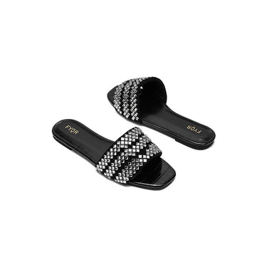 Fyor MY 239 Flat sandal #color_black