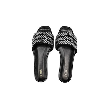 Fyor MY 239 Flat sandal #color_black