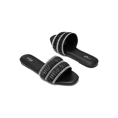 Fyor MY 242 Flat sandal #color_black