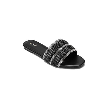 Fyor MY 242 Flat sandal #color_black