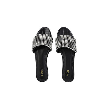 Fyor MY 244 Flat sandal #color_black