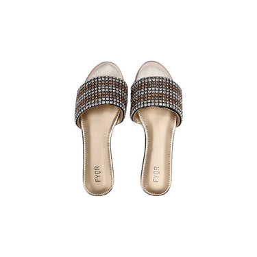 Fyor MY 245 Flat sandal #color_gold