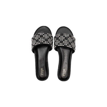 Fyor MY 246 Flat sandal #color_black