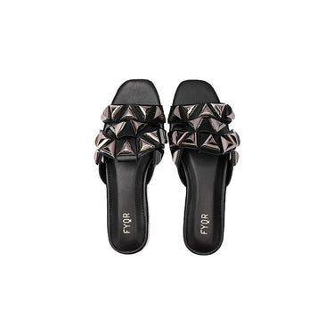 Fyor MY 250  Flat sandal #color_black