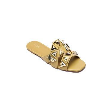 Fyor MY 250  Flat sandal #color_mustard