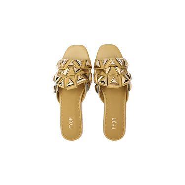 Fyor MY 250  Flat sandal #color_mustard