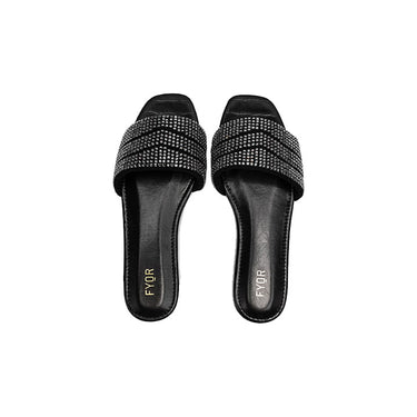 Fyor MY 257 Flat sandal #color_black