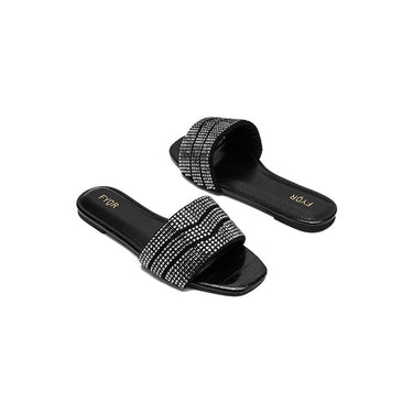Fyor MY 257 Flat sandal #color_black
