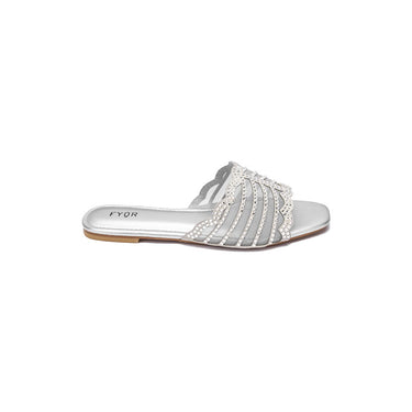 Fyor MY 258 Flat sandal #color_silver